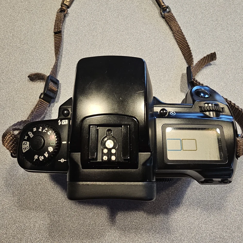 Canon EOS A2E Black SLR Camera with Lens